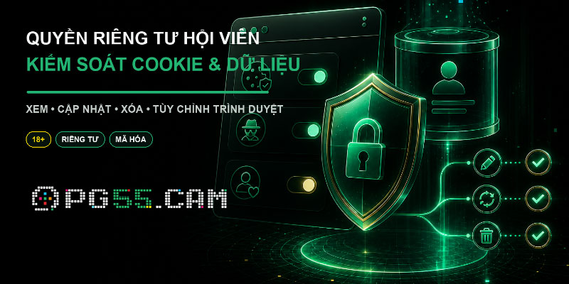 kiểm soát COOKIE và dữ liệu tuyệt đối